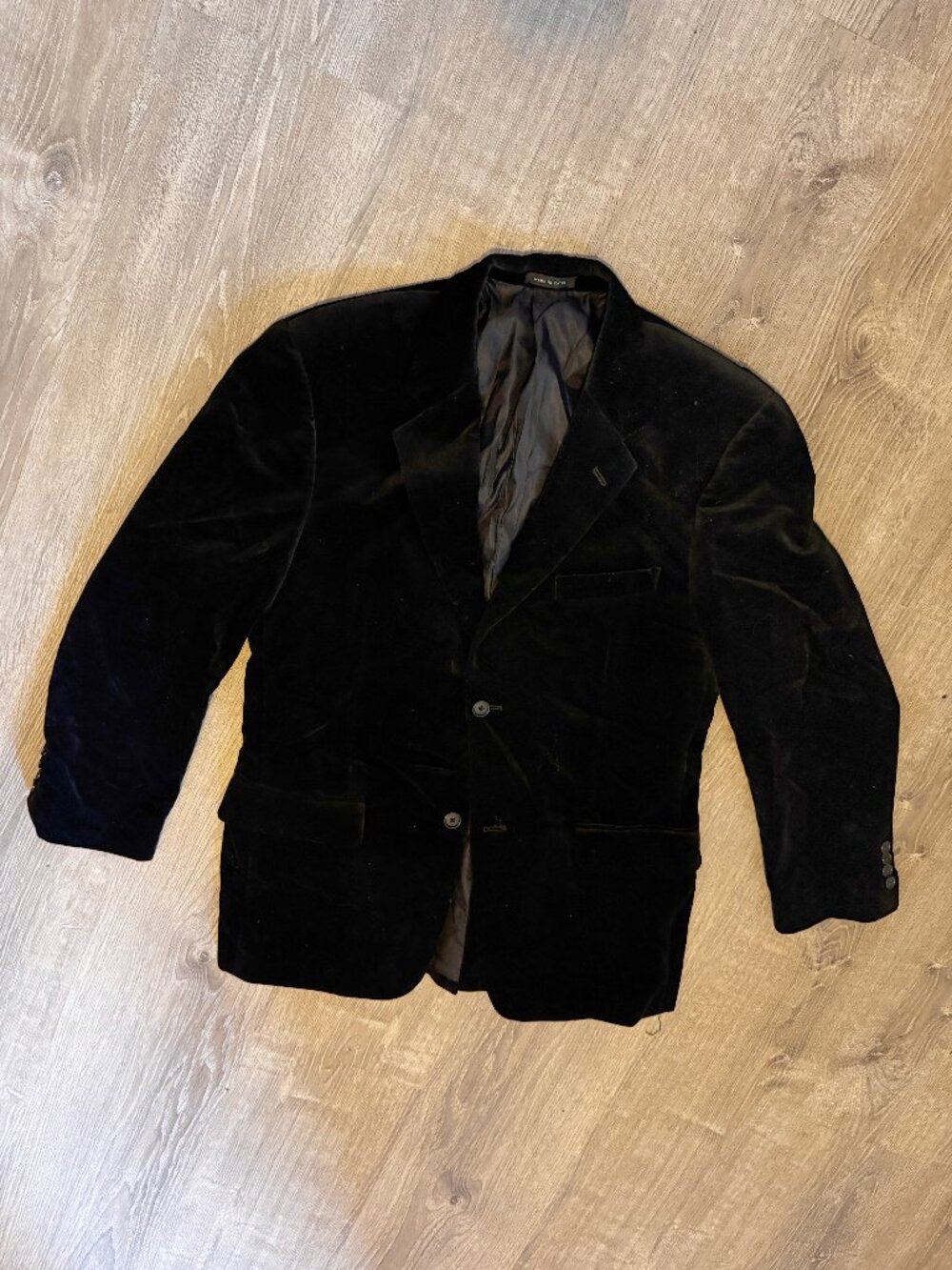 Velvet-like Alfani Black Blazer roughly 42 chest